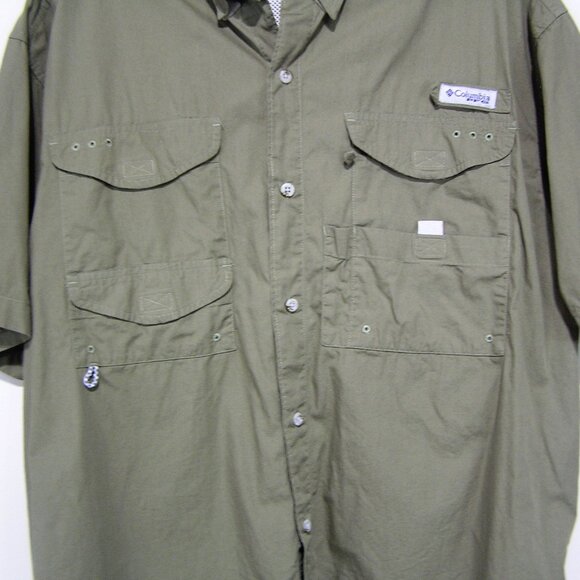 COLUMBIA PFG VENTED FISHING SHIRT LARGE - Picture 8 of 9